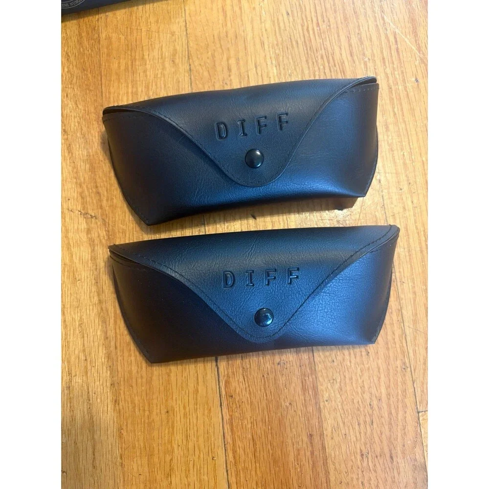 DIFF sunglass case only set of 3